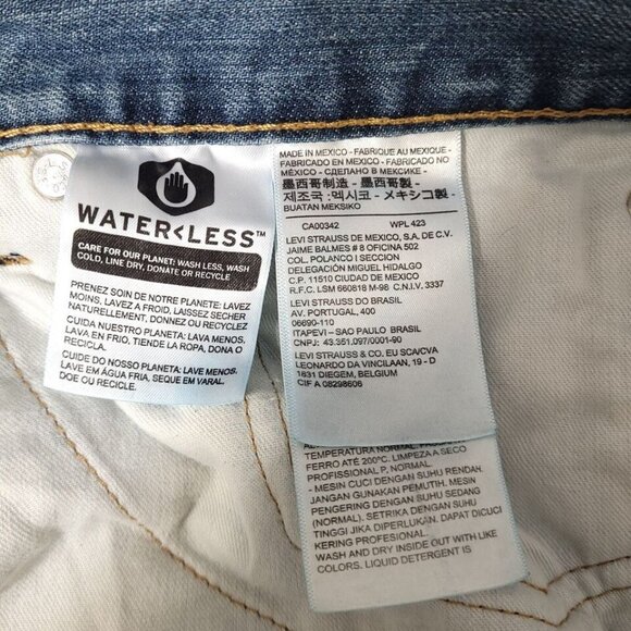 Mens 559 Levis Jeans Relaxed Straight Size 46x29 - Picture 9 of 11